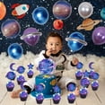 thumbnail image 5 of Galaxy Birthday Party Decorations for Kids Galaxy Happy Birthday Banner Outer Space Metallic Foil Balloons Planet Star Cake Toppers for Solar System Themed Birthday Party, 5 of 7