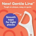 thumbnail image 2 of Plackers Gentle Line Floss Picks, Fresh Mint Flavor, Fold-Out FlipPick, 75 Count, 2 of 7