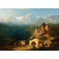 thumbnail image 3 of Paul von Franken 18x14 Black Modern Framed Museum Art Print Titled - From the North Caucasus (1876), 3 of 5