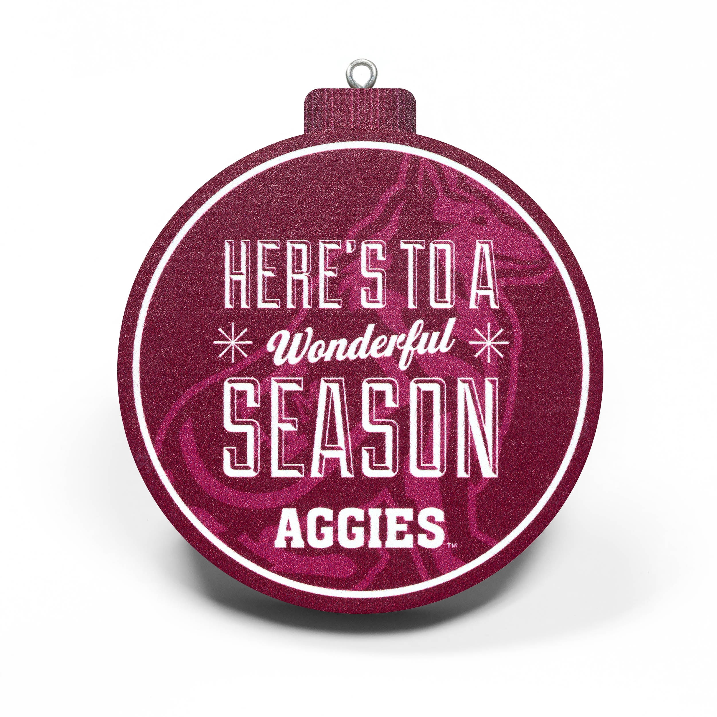 YouTheFan NCAA Texas A&M Aggies 3D Logo Series Ornament