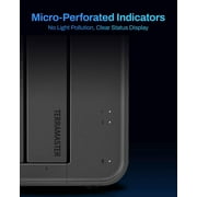 TERRAMASTER F2-425 2-Bay NAS Storage - Intel x86 Quad-Core CPU, 4GB RAM, 2.5GbE LAN, Network Attached Storage Multimedia Server for Home Users (Diskless)