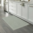 thumbnail image 2 of Mainstays Dylan Pewter Gray Solid Diamond Indoor Rug Set, 3-Piece, Skid-Resistant, 2 of 8