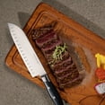 thumbnail image 5 of Linoroso 7 inch Santoku Knife Meat Chef Knife Kitchen Chopping Knife High Carbon Stainless Steel, 5 of 8