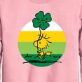 thumbnail image 2 of Woodstock Shamrock - Toddler And Youth Crewneck Fleece Sweatshirt, 2 of 5