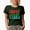 Military Green, variant on Holly Jolly Vibes, Christmas or Winter Season Themed, Groovy Retro Wavy Text Merch Gift, Navy Blue T-Shirt, Small