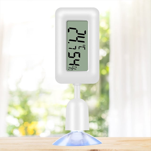 Reptile Thermometer Hygrometer with Suction Cup Digital Temperature Humidity Meter