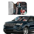 thumbnail image 4 of Terrifier Car Windshield Sun Shade Auto Front Window Sunshade Cover Car Visor For Car Truck Suv Small, 4 of 9