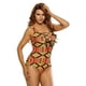 thumbnail image 5 of Traje de baño geométrico monokini para mujer, ropa de playa S, 5 of 9