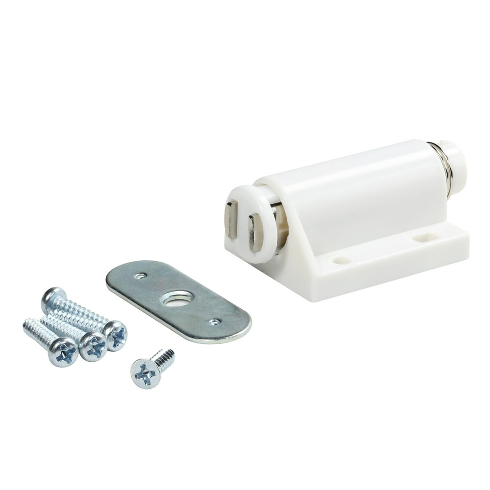 2 Pack Door Touch Push Latch Catch White