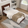 thumbnail image 4 of AFI Canyon Walnut Solid Wood Platform Bed with Matching Footboard, Twin-XL, 4 of 13