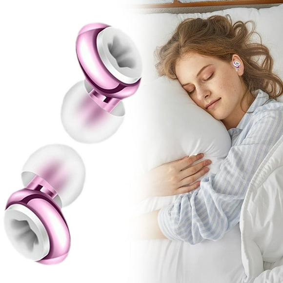 2 Ear Plugs - Ultra-Comfy Reusable Noise-Reducing Earplugs for Sleep, Deep Focus, Travel, Sensitivity | Flexible Hearing Protection | Customizable Fit | Noise Reduction