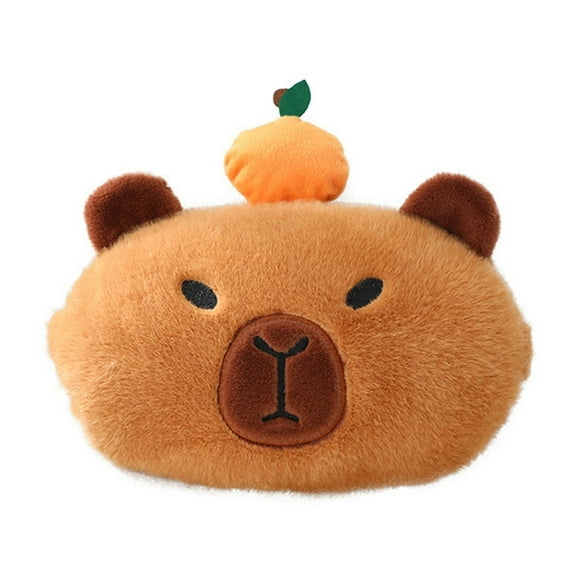 Capibala Cute Capybara Cartoon Car Headrest Standard Pillowcase Soft Pillowcases Silk Pillowcase for Kids Small Pillows for Kids Oversize Pillowcase Satin Pillowcases for Hair Standard Size Pillowcase
