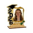 thumbnail image 5 of Class of 2026 Graduation Picture Frame Fits a Photo Wooden Graduate Small Photo Holder with Blessing Words for Kindergarten Preschool High School Gift(5.91*7.87"), 5 of 6