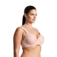 thumbnail image 4 of Curve Muse Plus Size Unlined Minimizer Underwire Bra with Embroidery Lace-3 Pack-GREY,PINK,BLACK-36DD, 4 of 6