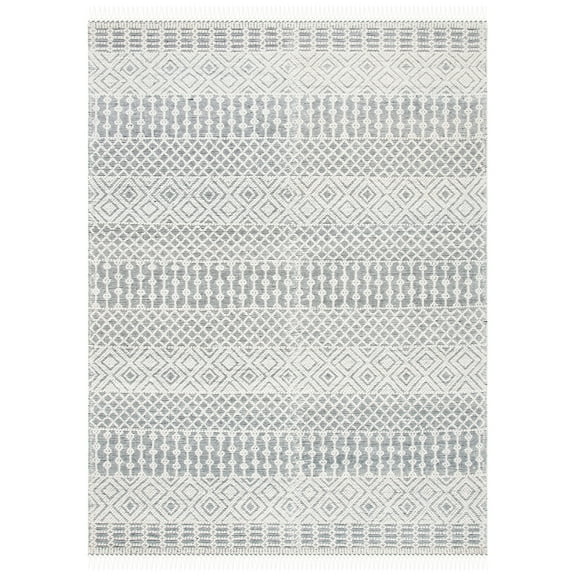 SAFAVIEH Natura Cordelia Southwestern Wool Area Rug, Ivory/Black, 12' x 18'