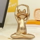 thumbnail image 5 of Estatua de rana para yoga, decoración moderna para sala de estar, escritorio, jardín, oficina pequeña, regalo único, marco de metal, para dormitorio, 5 of 7