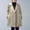 *Khaki, variant on ClodeEU Womens Mid Long Trench Coat,Double Breasted Lapel Overcoat,Notch Lapel Jacket Windproof Outerwear Black,Womens Plus L
