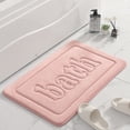 thumbnail image 4 of Pxyqht Absorbent Bath Mat, Machine Washable Bathroom Rug, Non-Slip Floor Mat, Soft Microfiber Carpet, Ideal for Bathroom Use, 4 of 7