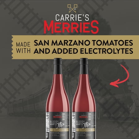 Carrie's Merries Bloody Mary Mix, Original Mixologist Grade, 2-Pack