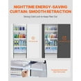 thumbnail image 2 of KFFKFF Airy Merchandiser, Triple-Layered Business Fridge, Accessible Display Chiller with Air Veil, 4 Rotating Casters, Illuminated by LED, Suitable for Eateries, Shops, Workplaces, 7.8 Cubic Feet, 2 of 9