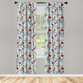 thumbnail image 3 of Ambesonne Science Curtains, Student Supplies, Pair of 28"x63", Multicolor, 3 of 5