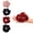 Black Navy-Blue Red Rose-Red, variant on 4 Piece Large Satin Silk Scrunchies for Women, Jumbo Glossy Scrunchie Hair Ties, Oversized Ponytail Holders for Thick Hair