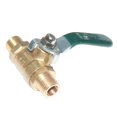 thumbnail image 2 of AMLESO 1/4 Brass Ball Valve Male to Male Thread Shut-Off Valve Gas Air Fluid Green, 2 of 4