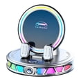 thumbnail image 2 of Car Phone Mount with Suction Cup for Dashboard, Universal Dashboard Car Phone Holder, Colorful LED Ambient Light Phone Cradle for Car Interior Upgrade (Silver), 2 of 6