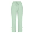 thumbnail image 2 of Lovzfmll Women's Pants, Relaxed Fit Travel Trousers with Pockets, Casual Comfort Full Length, Lightweight Fall Fashion Outfits 2025, 2 of 6