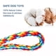 thumbnail image 3 of Juguetes de cuerda para perros pequeños y medianos - Beneficios Rescate de perros sin fines de lucro - Juguetes para masticar perros para razas pequeñas y medianas - Juguetes de algodón para perros pa Feliz Sencillez, 3 of 5