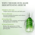 thumbnail image 4 of Aloderma Skin Brightening Serum with 65% Organic Aloe Vera - Face Serum with Niacinamide, Vitamin C and Alpha-Arbutin for Glowing Skin - Aloe Vera Face Glow Serum - Refine Skin Texture and Tone, 4 of 9