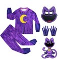 thumbnail image 2 of Disfraz de gato Smiling Critters para cosplay, conjunto de pijama para siesta de gato Smiling Critters, modelo de siesta de gato, ropa de cosplay para niños, regalo de cumpleaños de Halloween, 2 of 5