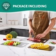 thumbnail image 2 of Bxaolu Stainless Steel Cutting Boards for kitchen, Food Grade Double Sided Stainless Steel Chopping Board, Dishwasher Safe Metal Cutting Board for Meat, Fruit, Vegetables(1Pack-29x20cm), 2 of 9