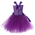 thumbnail image 6 of JAKANYQ Toddler Halloween Girls Princess Dress Tutu Mesh Dress With Wing Fairy Wand Headwear 4pcs Sets Performance, 6 of 7