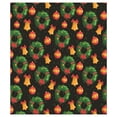 thumbnail image 2 of Merry Christmas Santa Hat Pattern Wrapping Paper For Festival Parties Wedding Birthday Xmas Wrap Pack Of 5 19"x27.5" Multicolor, 2 of 9