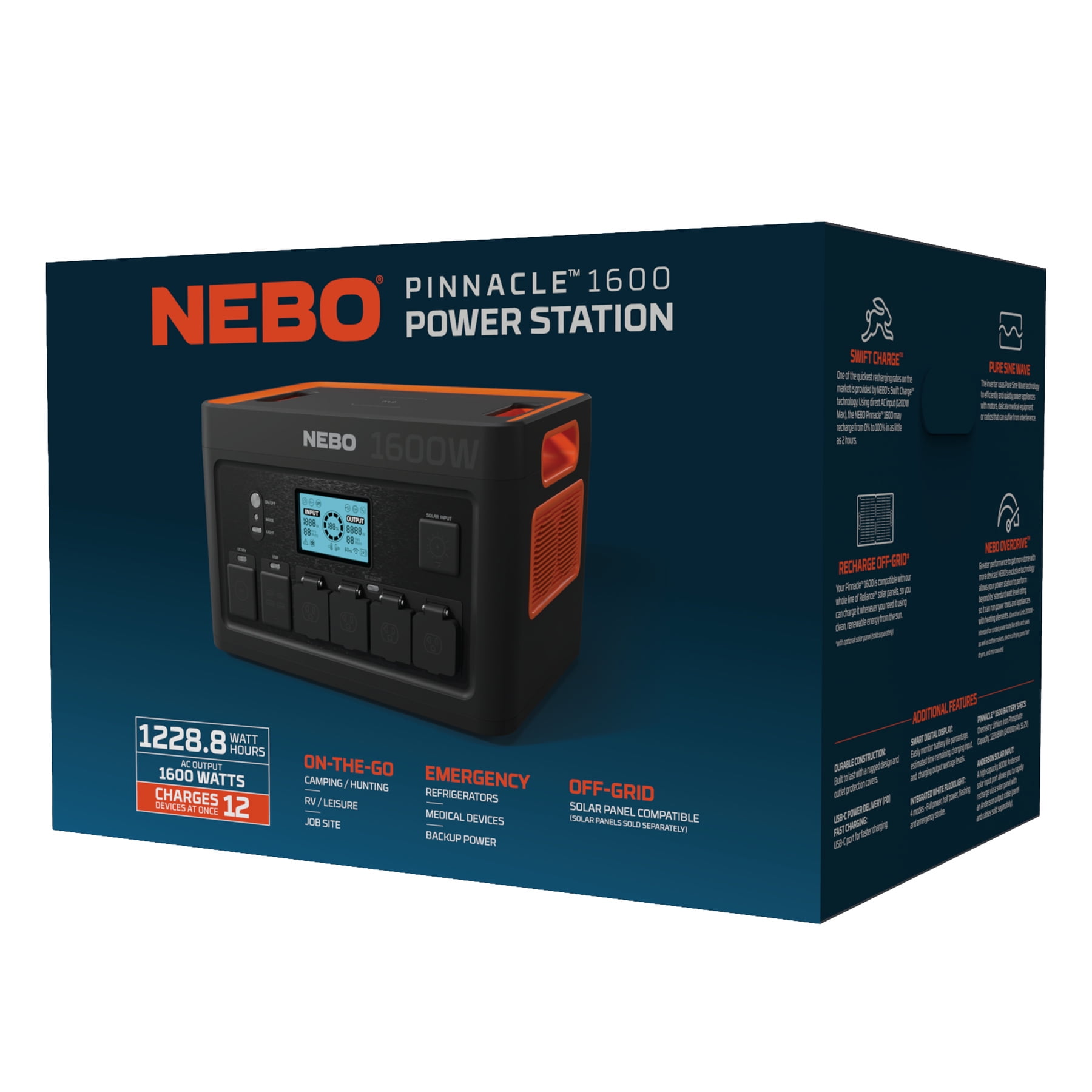 NEBO Pinnacle 1600 Power Station