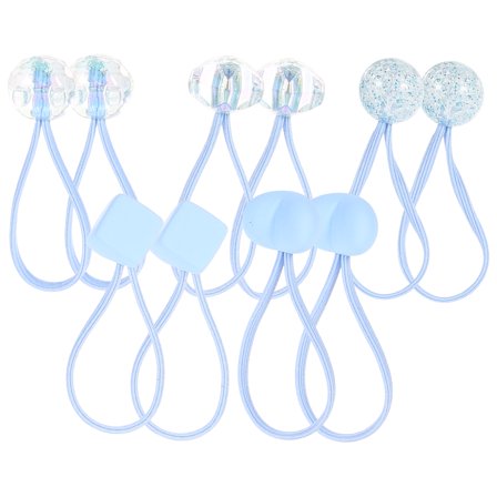 10 Pcs Hair Rope Head Ropes Cotton Scrunchies Jewelry Girl Ties Little Cartoon Plastic Child Baby