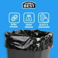 DURRA BEST. Tall Kitchen Drawstring Trash Bags 13 Gallon 150 Count