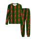 thumbnail image 2 of Conjuntos de blusas y camisas de cuello redondo y manga larga con estampado navideño para niños Camisa de manga larga con cuello redondo y cintura elástica Pantalones largos Conjunto de traje de casa, 2 of 6