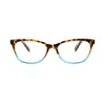 thumbnail image 3 of Sofia Vergara x Foster Grant Teresa  Cat Eye Women Full Rim Reading Glasses, Tortoise Aqua, +2.75, 3 of 7