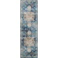 thumbnail image 2 of Nourison Global Vintage Persian Blue 2' x 6' Area Rug, (2x6), 2 of 7