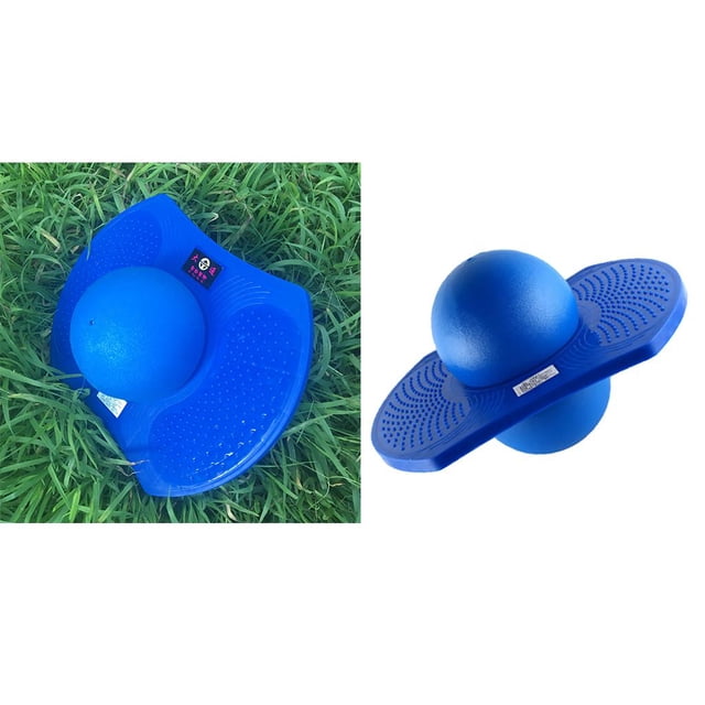 2x Niños Interior Y Exterior Espacio Salto Bouncy Pogo Ball Patio de Juegos Ejercicio Juguete de Fitness - Azul Yotijar Bola de salto de equilibrio de Pogo