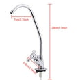thumbnail image 1 of Drinking Water Filter,1/4'' Zinc Alloy Kitchen Faucet Tap Faucet Elevated Design, 1 of 7