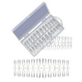 thumbnail image 1 of 240PCS Nail Tips Clear Seamless Fake Nails Artificial Nails for DIY Nail Art, 1 of 6