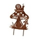 thumbnail image 4 of Yard Stake Señal de Jardín Metálica Creativa con Animales y Hongos Placa Decorativa para Camino Adorno Vintage para Patio y Césped Fácil de Instalar, 4 of 9