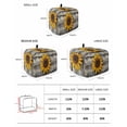 thumbnail image 3 of Fsddascl Retro Sunflower Toaster Cover 4 Slice, Large Kitchen Appliance Covers, Summer Farmhouse Botanical Wood Floral Toaster Oven Cover with Loop, Bread Machine Cover Polyester Dust Cover, 3 of 5