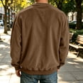 thumbnail image 5 of Kezqiaxn Sweatshirts for Men Fall Long Sleeve Pullover Athletic Tops Pockets Crewneck Sweatshirt Plus Size Fashion, 5 of 6