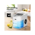 thumbnail image 3 of VIVOHOME Electric Portable Compact Countertop Automatic Ice Cube Maker Machine with Hand Scoop 10 Ice Bags and Self Cleaning Function 27lbs/Day White, 3 of 4