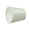 thumbnail image 5 of Aspen Creative 32712-6 Small Hardback Empire Shape Chandelier Clip-On Lamp Shade Set (6 Pack), Transitional Design in Off White, 4" bottom width (3" x 4" x 4" ), 5 of 7