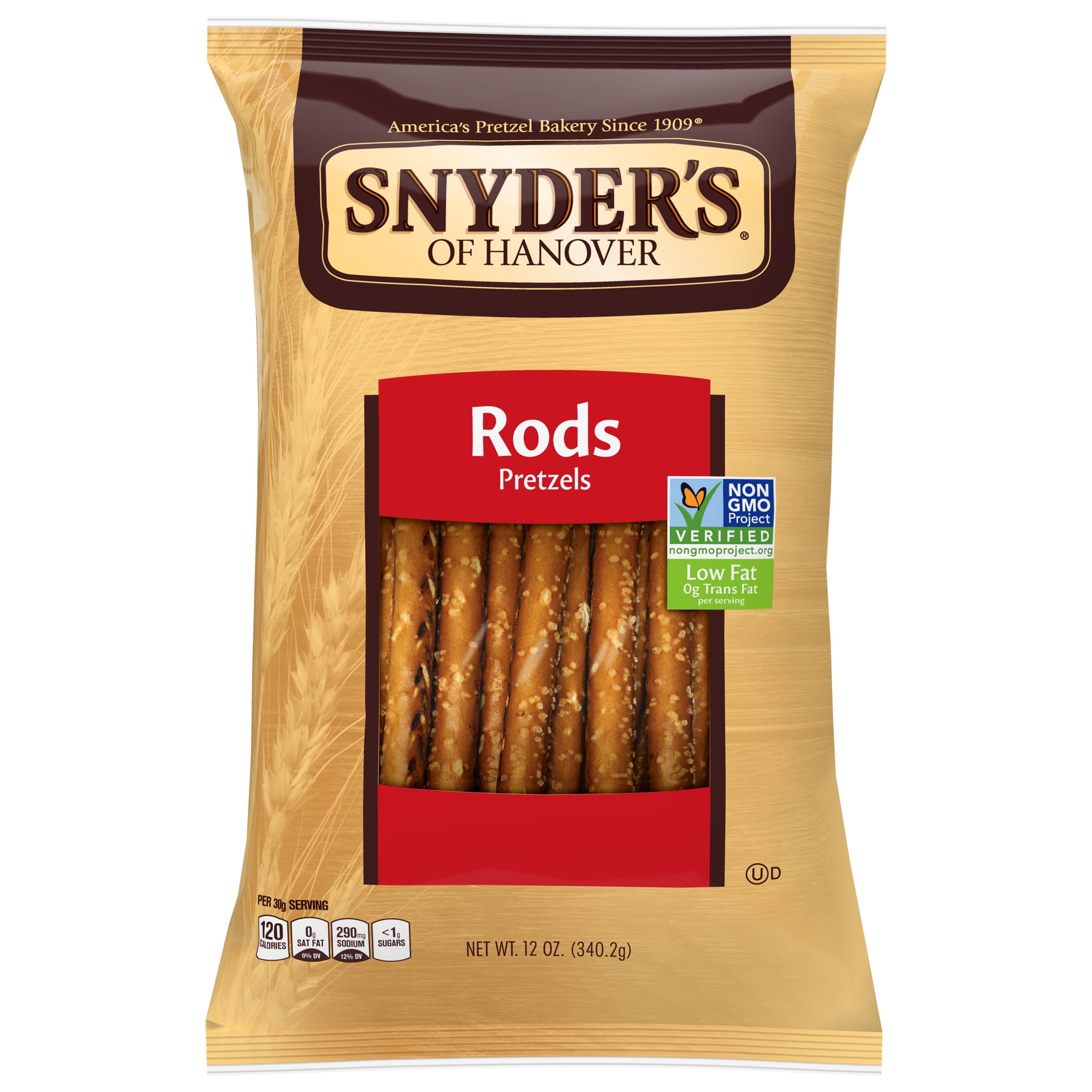 Snyder's Pretzel Rods, 12 Ounce Bag